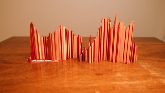 Wasatch Front 100 Mile Endurance Run Sculpture - Trail Style