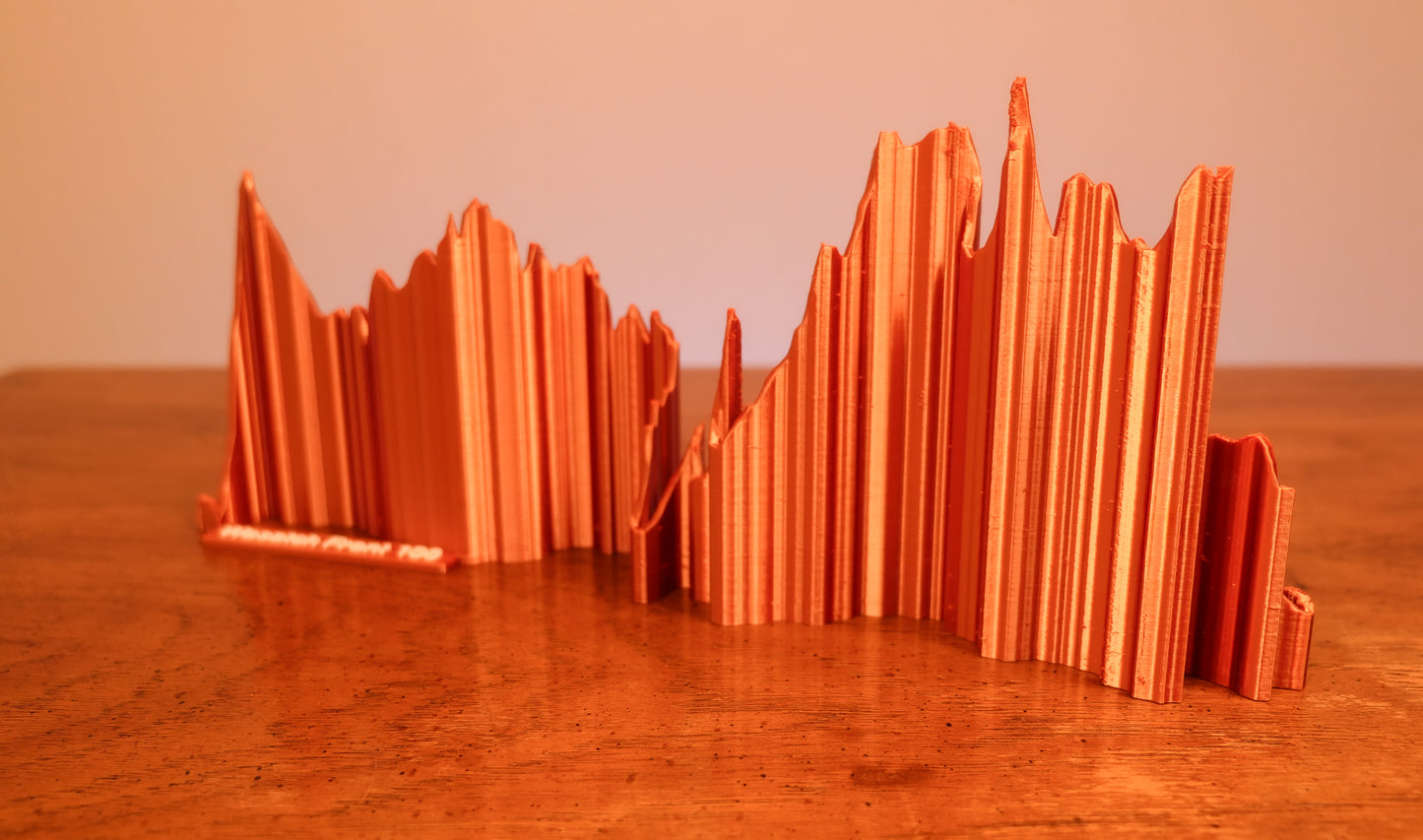 Wasatch Front 100 Mile Endurance Run Sculpture - Trail Style