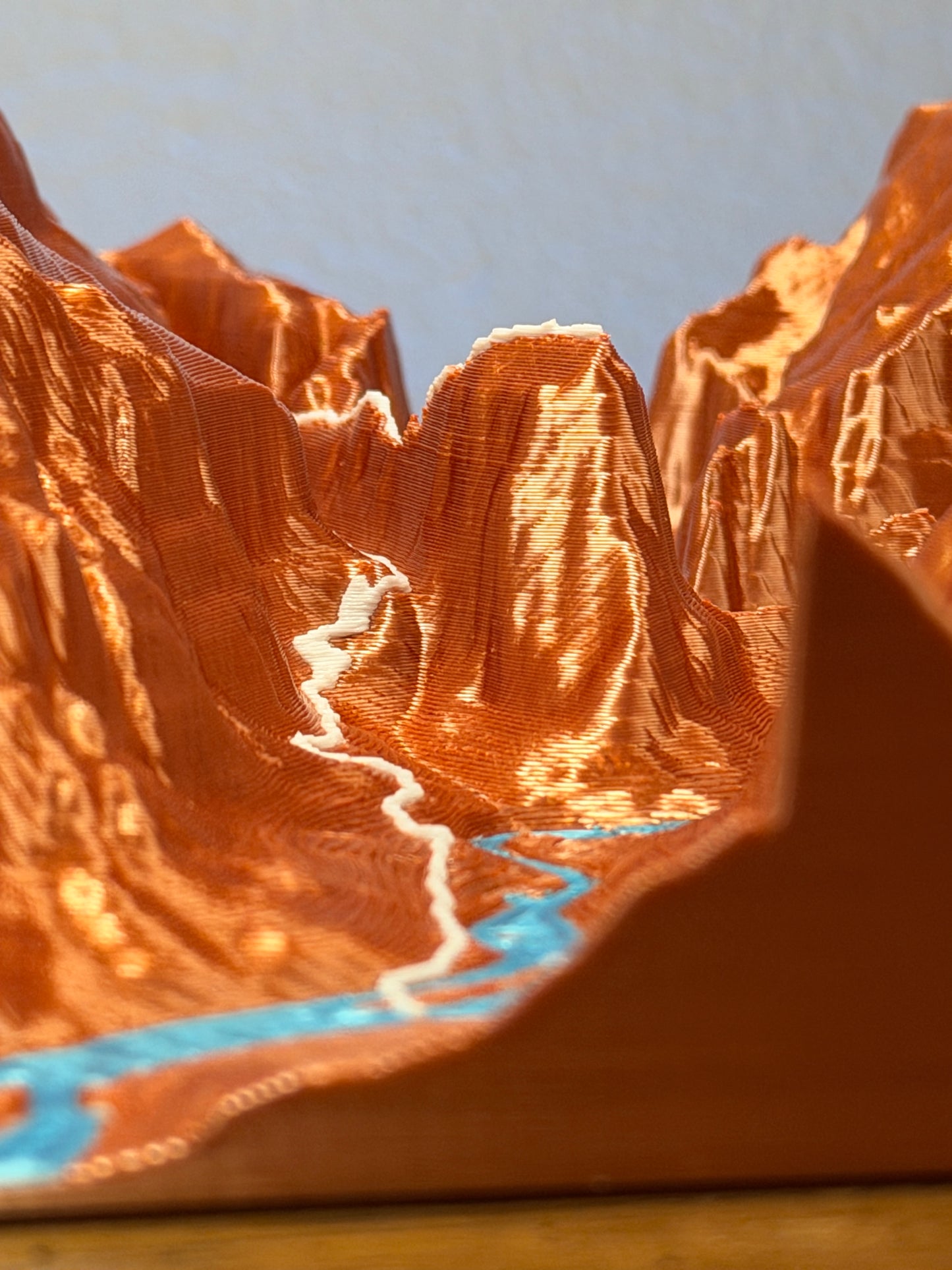 Angels Landing Topo Sculpture