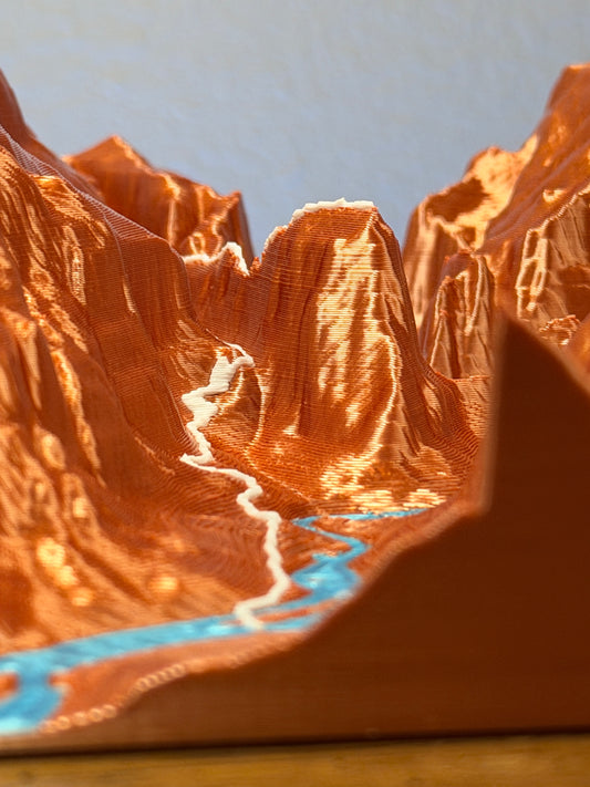 Angels Landing Topo Sculpture