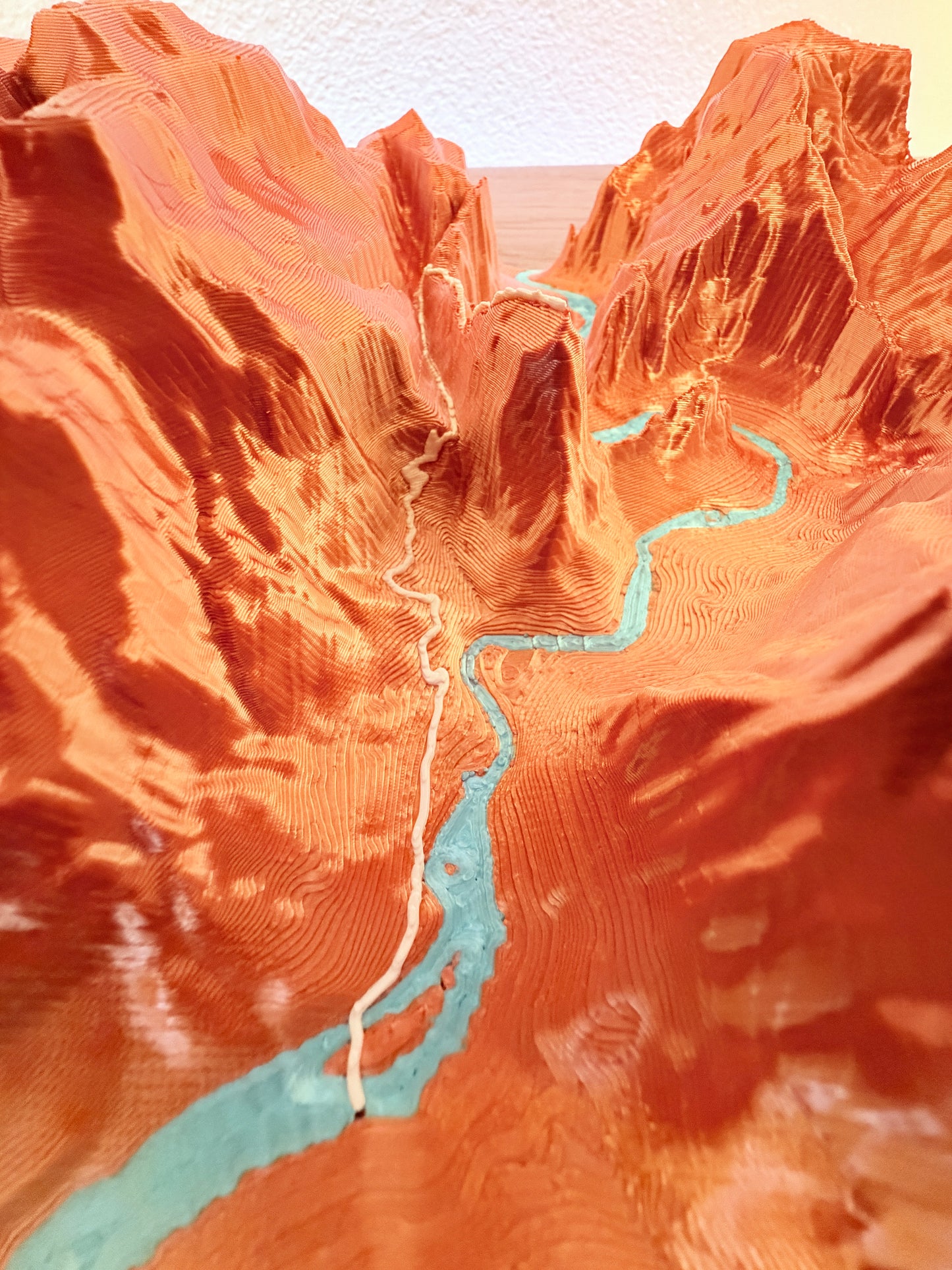 Angels Landing Topo Sculpture
