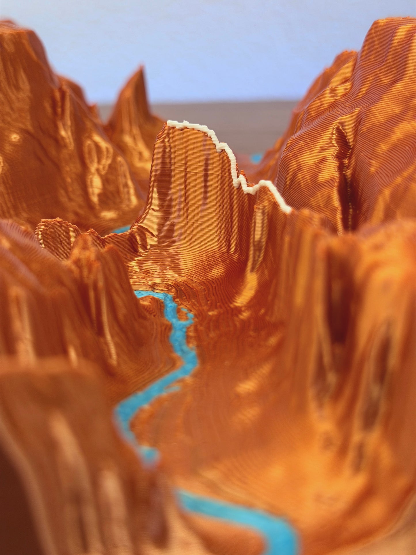 Angels Landing Topo Sculpture