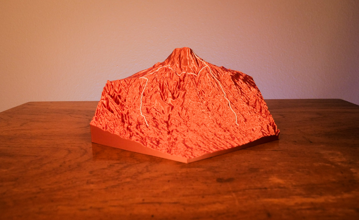 Kilimanjaro Machame Route Sculpture - Topo Style